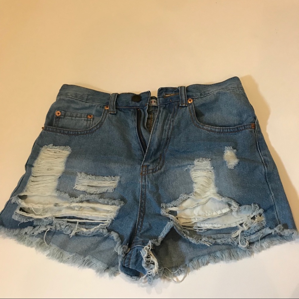 Fashion Nova Distressed Shorts